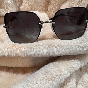 Tory Burch Black Square Sunglasses